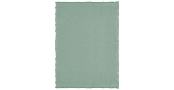 ÜBERWURF 130/170 cm  - Salbeigrün, KONVENTIONELL, Textil (130/170cm) - Novel