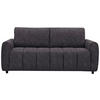 SCHLAFSOFA Leinenoptik Dunkelgrau  - Dunkelgrau/Schwarz, Design, Kunststoff/Textil (198/91/100cm) - Carryhome