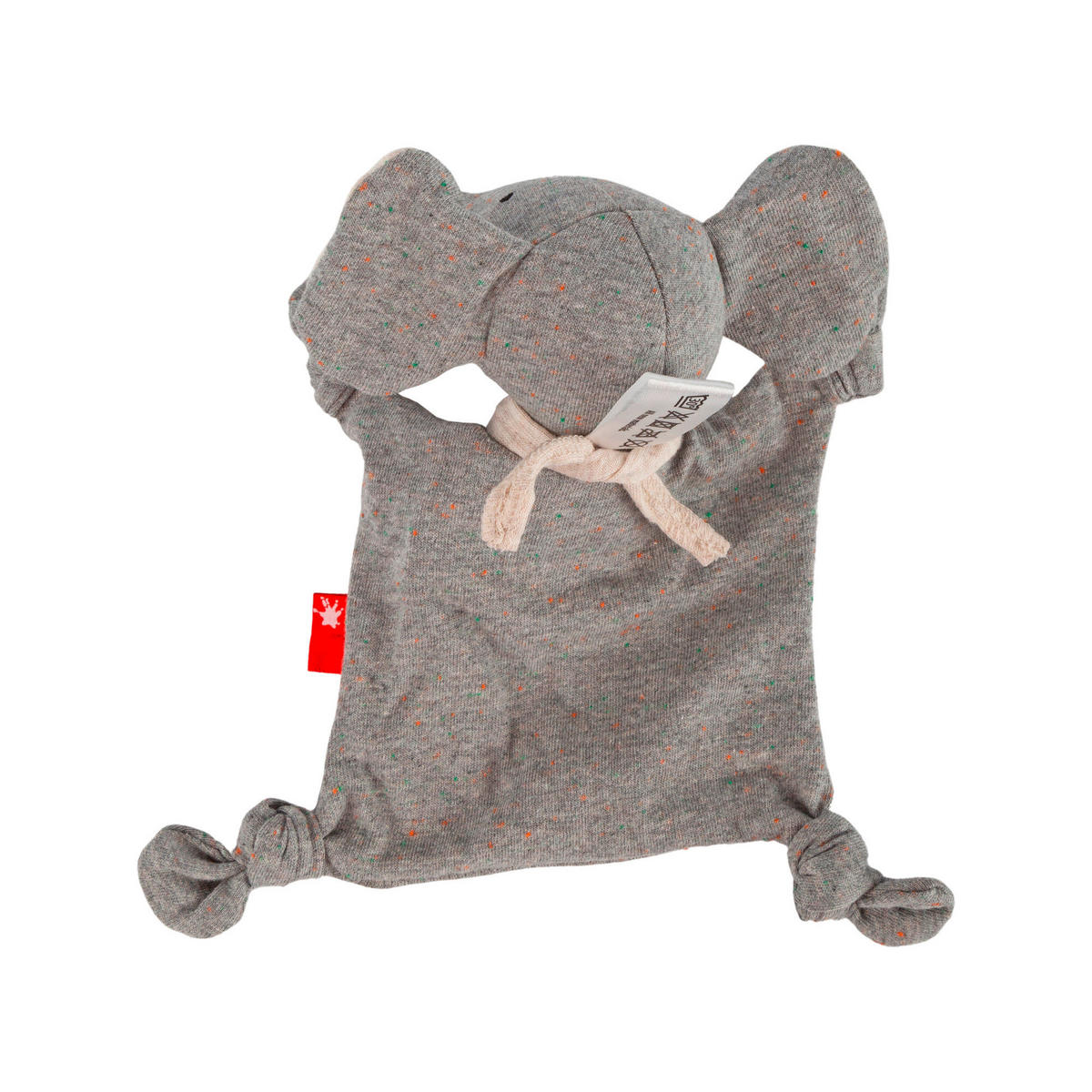 SCHMUSETUCH - Weiß/Grau, Basics, Textil (18/14/8cm) - Sigikid
