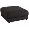 HOCKER in Textil Schwarz  - Schwarz, Design, Kunststoff/Textil (100/86/100cm) - Lomoco