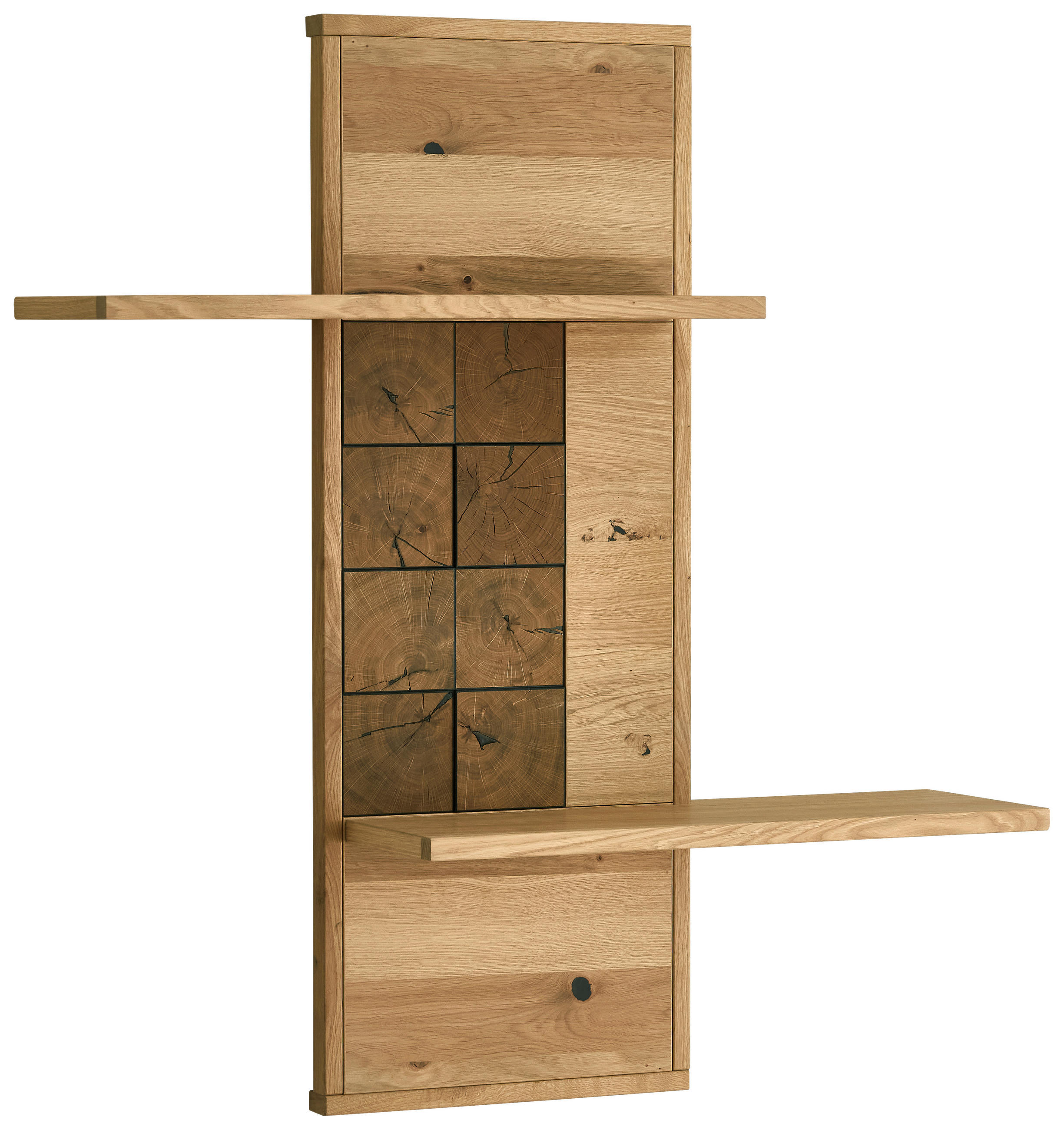 WANDBOARD  100/106,4/24 cm  - Alteiche, KONVENTIONELL, Holz (100/106,4/24cm) - Linea Natura