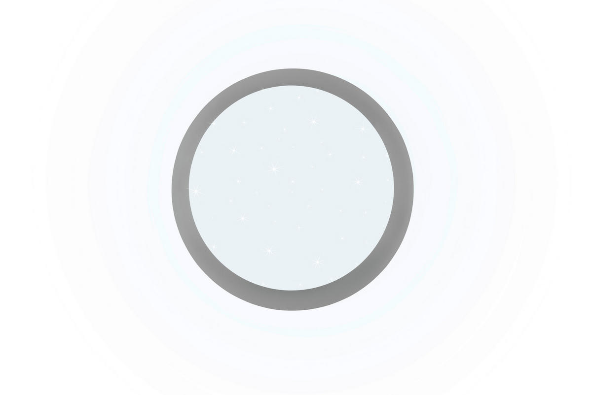 LED-DECKENLEUCHTE  48/10,2 cm    - Weiss, Basics, Kunststoff (48/10,2cm) - Trio Leuchten