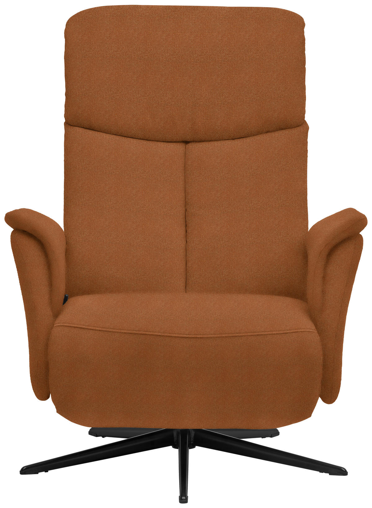 RELAXSESSEL in Textil Braun  - Schwarz/Braun, Design, Textil/Metall (78/101/88cm) - Welnova