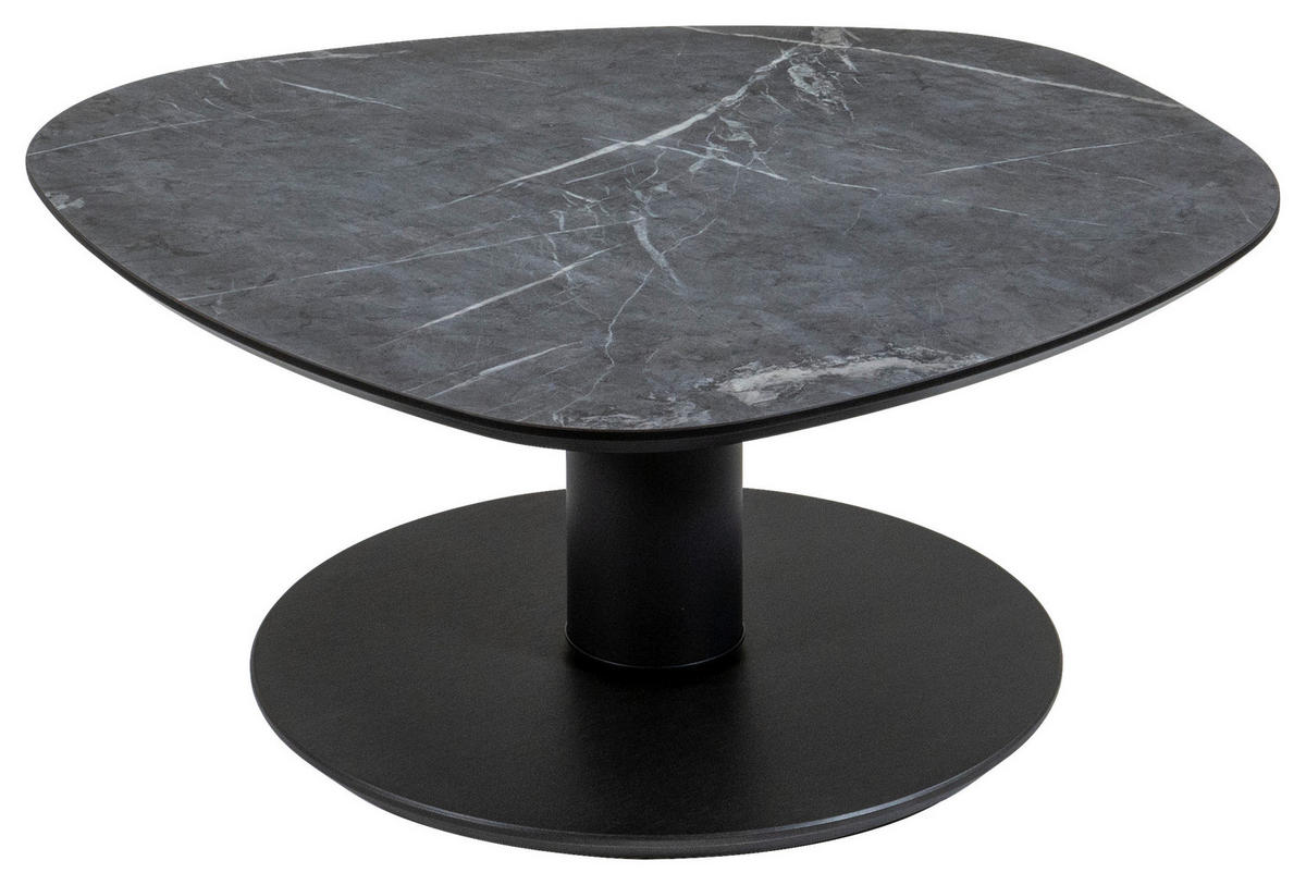 COUCHTISCH in Metall, Holzwerkstoff 80/80/39-76 cm  - Dunkelgrau/Anthrazit, Design, Holzwerkstoff/Metall (80/80/39-76cm) - Venda