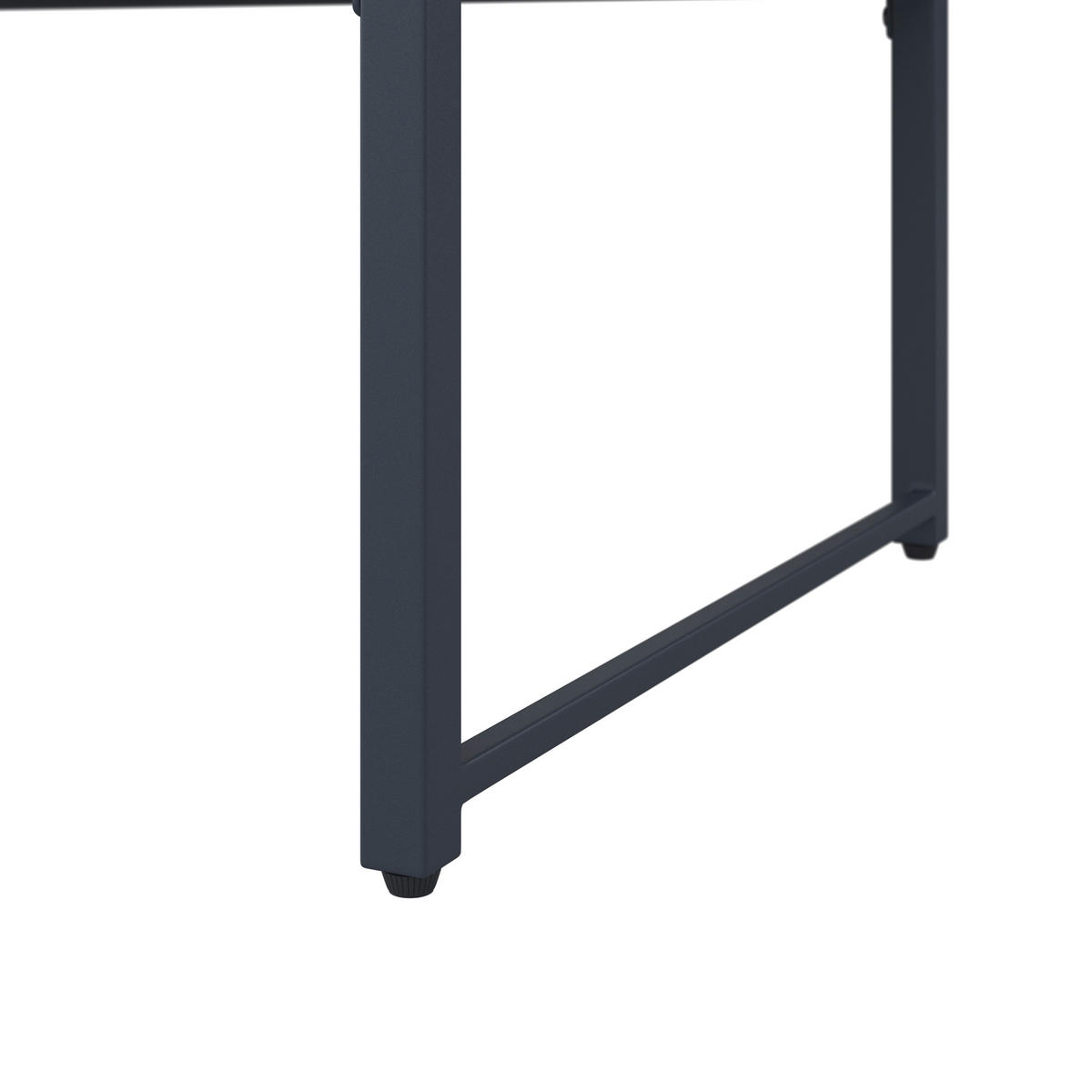 GARTENTISCH  - Schwarz/Naturfarben, MODERN, Holz/Metall (120/65/70cm) - Ambia Garden