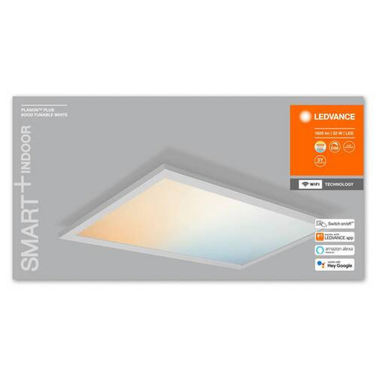 LED-PANEEL 59,5/5,6/30 cm    - Weiß, Basics, Metall (59,5/5,6/30cm) - Ledvance