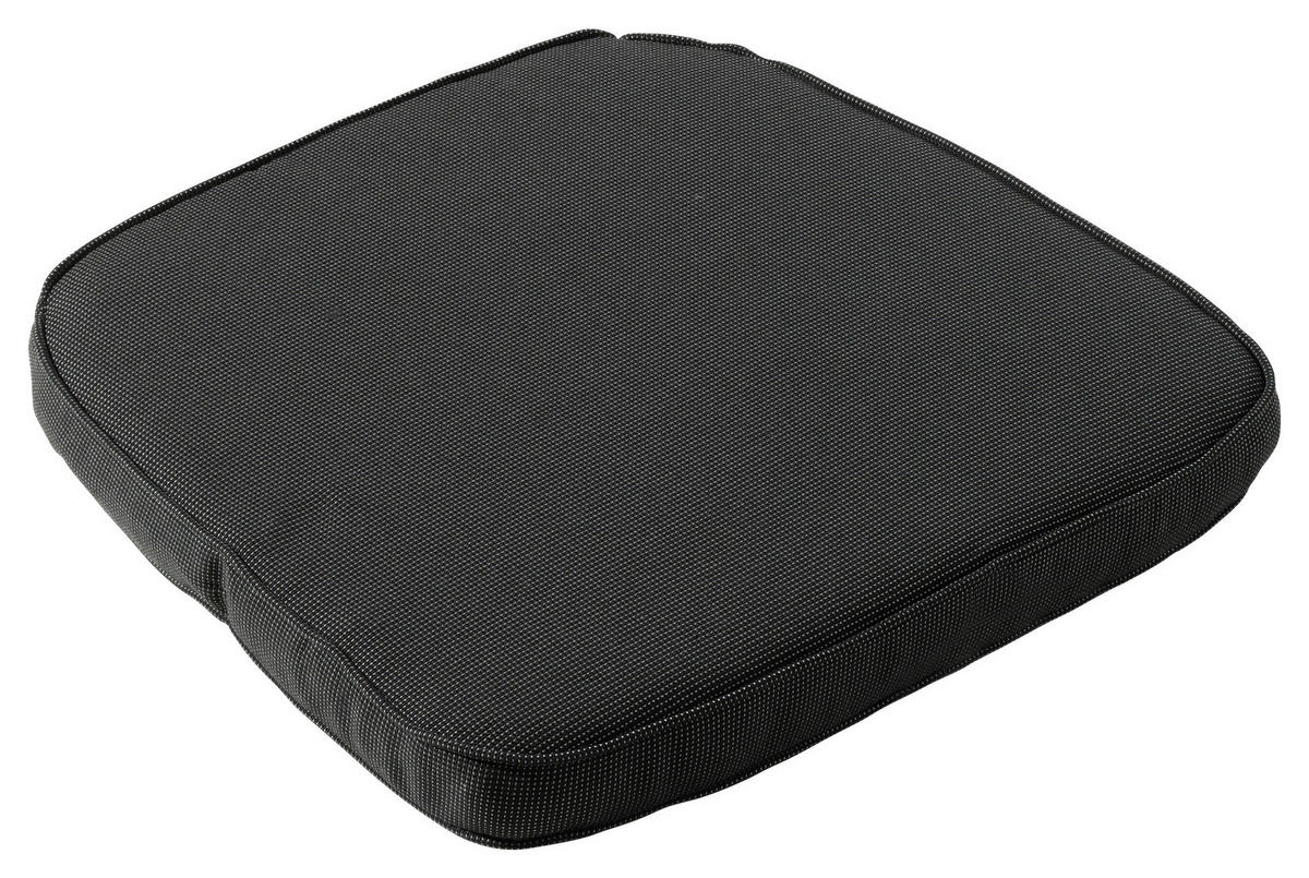 SITZKISSEN  - Schwarz, Basics, Textil (48/5/46cm)
