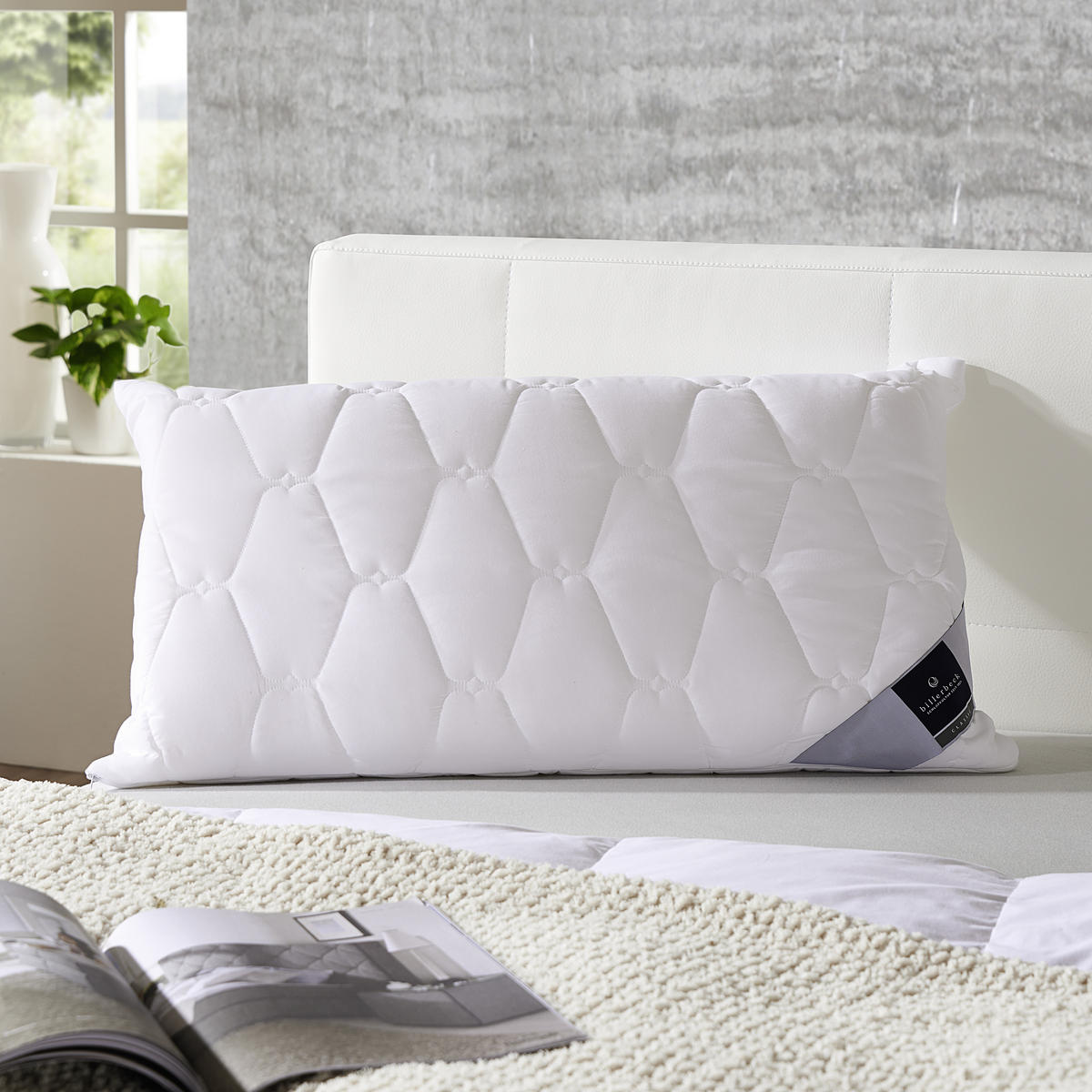 NACKENSTÜTZKISSEN  40/80 cm  - Weiß, Basics, Textil (40/80cm) - Billerbeck