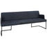 SITZBANK 218/87/66 cm in Schwarz, Dunkelblau - Schwarz/Dunkelblau, Design, Leder/Metall (218/87/66cm) - Joop! SITZBANK 218/87/66 cm in Schwarz, Dunkelblau - Schwarz/Dunkelblau, Design, Leder/Metall (218/87/66cm) - Joop!