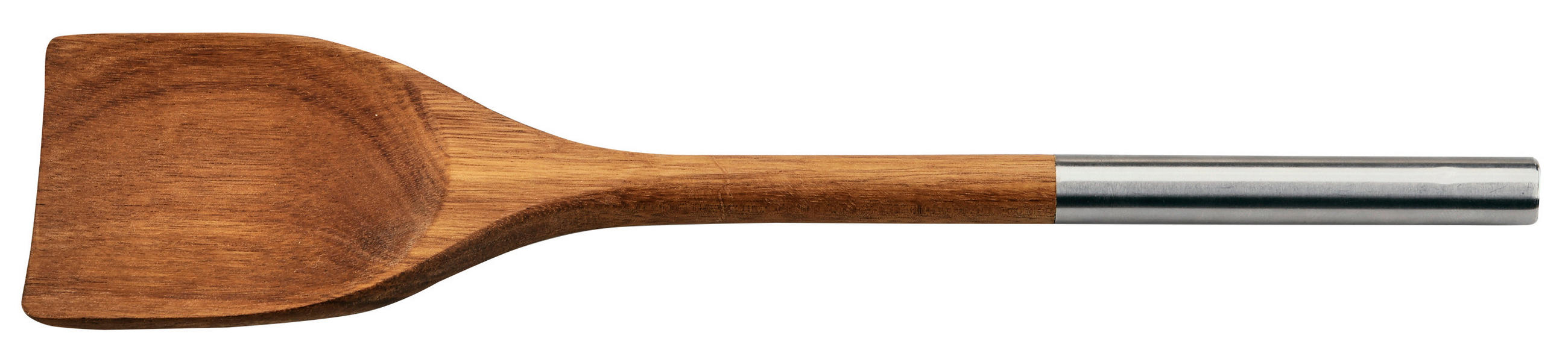 OBRAČALKA          30 cm           - barve nerjavečega jekla/barve akacije, Basics, kovina/les (30cm) - Kesper