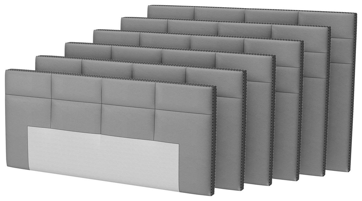 BOXSPRING KREVET 180/200 cm     crna  - crna/boje aluminija, Design, tekstil/metal (180/200cm) - Dieter Knoll