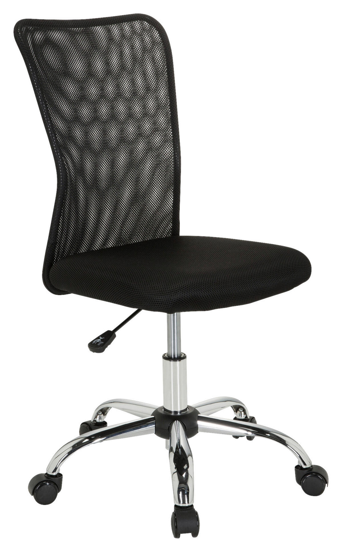 OTOČNÁ ŽIDLE PRO MLÁDEŽ, černá - černá, Basics, plast (54/88-98/54cm) - MID.YOU
