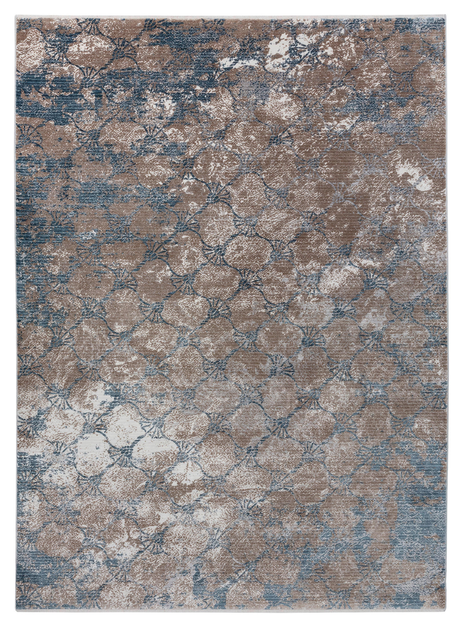 WEBTEPPICH  Wohnzimmer 140/200 cm Cornflower Vintage Blau rechteckig  - Blau, Design, Kunststoff/Textil (140/200cm) - Joop!