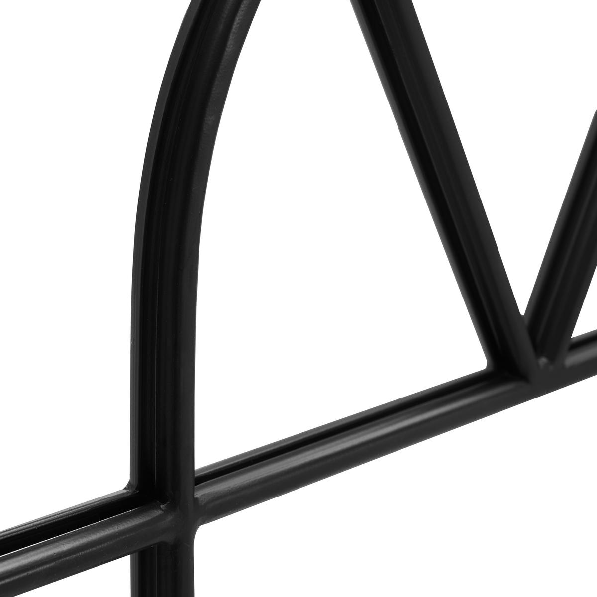 WANDSPIEGEL 60/100/3,5 cm    in Freiform  - Schwarz, Trend, Glas/Metall (60/100/3,5cm) - Xora