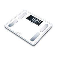 PERSONENWAAGE - Weiß, Design, Glas (35/30/2,8cm) - Beurer