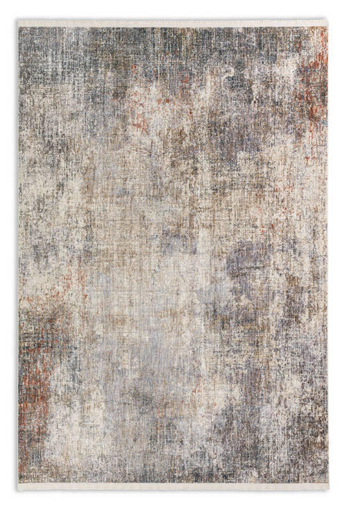 TKANÝ KOBEREC, 200/290 cm, barvy stříbra, béžová - barvy stříbra/béžová, Design, textil (200/290cm)