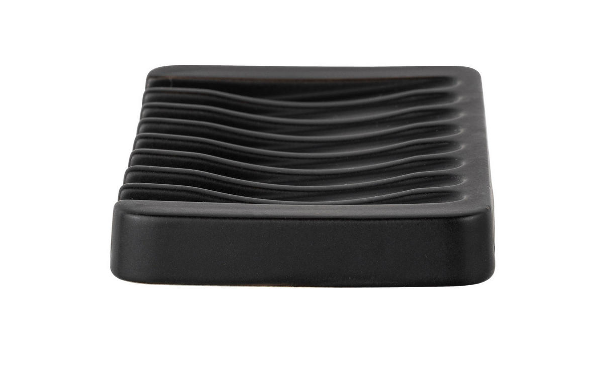 SEIFENSCHALE - Schwarz, KONVENTIONELL, Keramik (13/1/8cm) - Schöner Wohnen