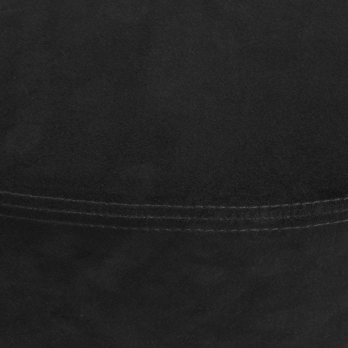 BÜROHOCKER Schwarz  - Schwarz, Basics, Textil/Metall (55/45,66/55cm) - Aeris