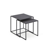 COUCHTISCH Schwarz  - Schwarz, Design, Metall (38/41/38cm) - MID.YOU