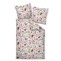 POSTELJNINA 135/200 cm mako saten večbarvno  - večbarvno, Konvencionalno, tekstil (135/200cm) - Janine