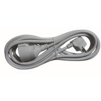 VERLÄNGERUNGSKABEL - Weiß, Basics, Kunststoff/Metall (500cm) - Homeware