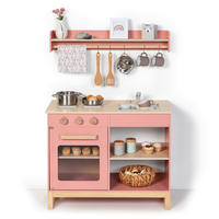 KINDERKÜCHE MAGNOLIA - Altrosa/Naturfarben, Basics, Holz/Holzwerkstoff (68,5/35,8/62cm) - MUSTERKIND