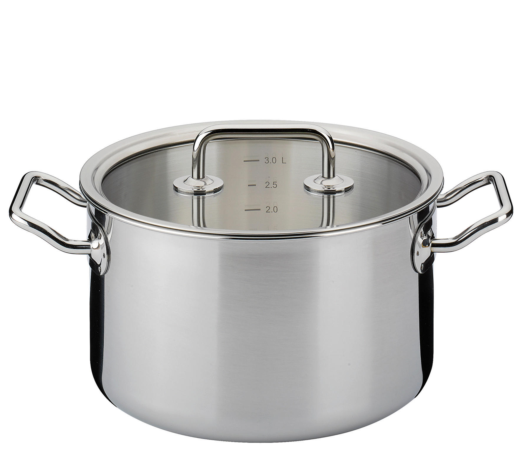 KOCHTOPF BRIGADE BASIC 3,7 L  - Edelstahlfarben, Basics, Metall (20/12cm) - Spring