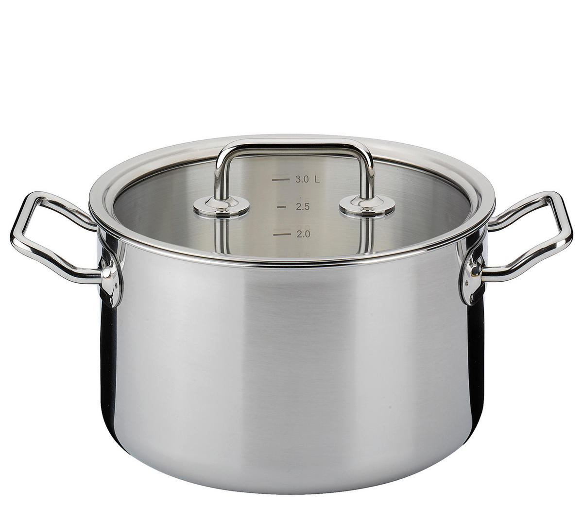 KOCHTOPF BRIGADE BASIC 3,7 L  - Edelstahlfarben, Basics, Metall (20/12cm) - Spring