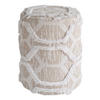 POUF in Gelb, Sandfarben Textil  - Sandfarben/Gelb, Design, Textil (47/36cm) - Obsession