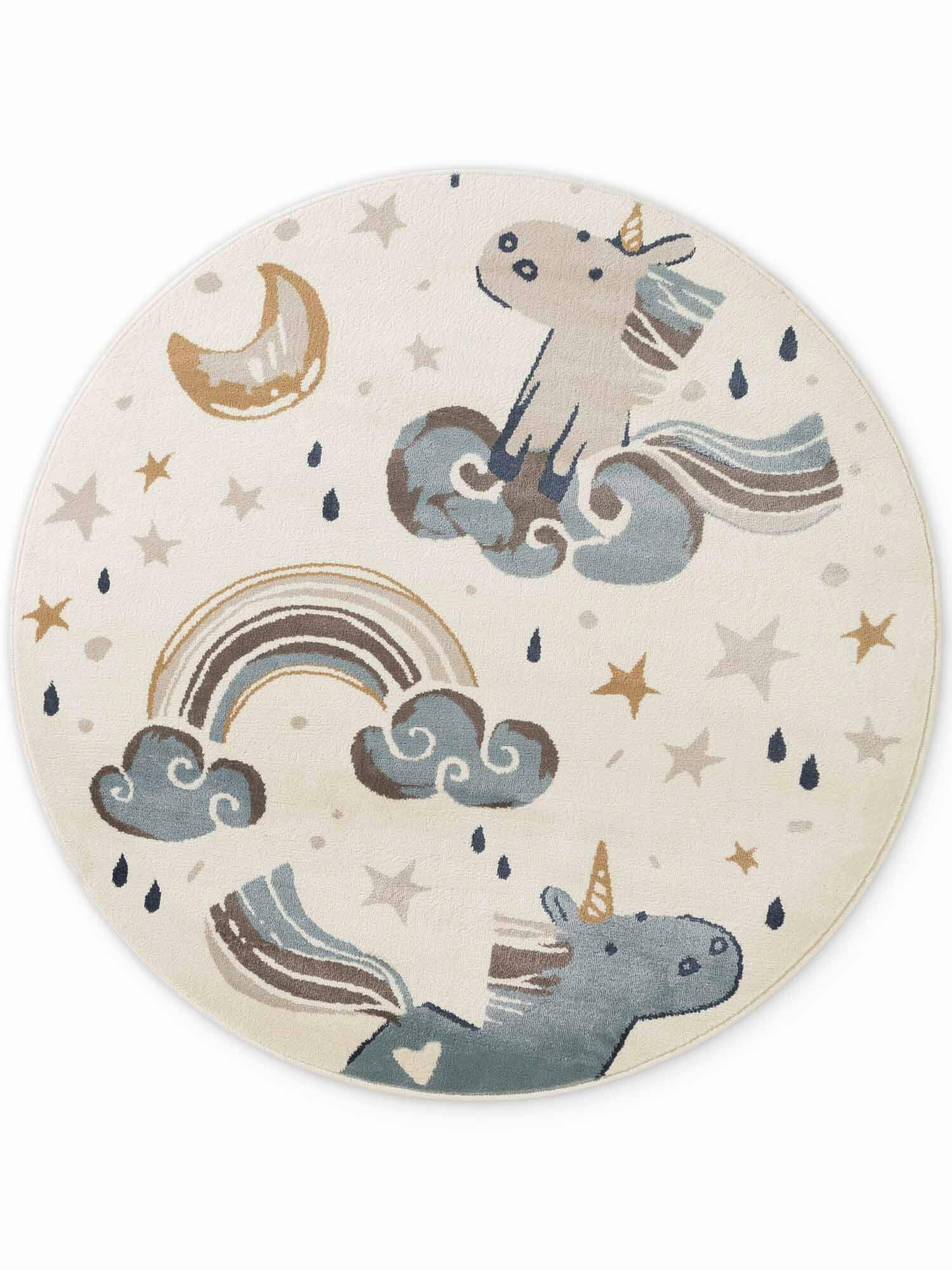 KINDERTEPPICH 160 cm Adventures  - Beige/Multicolor, Design, Kunststoff/Textil (160cm) - Ted Baker