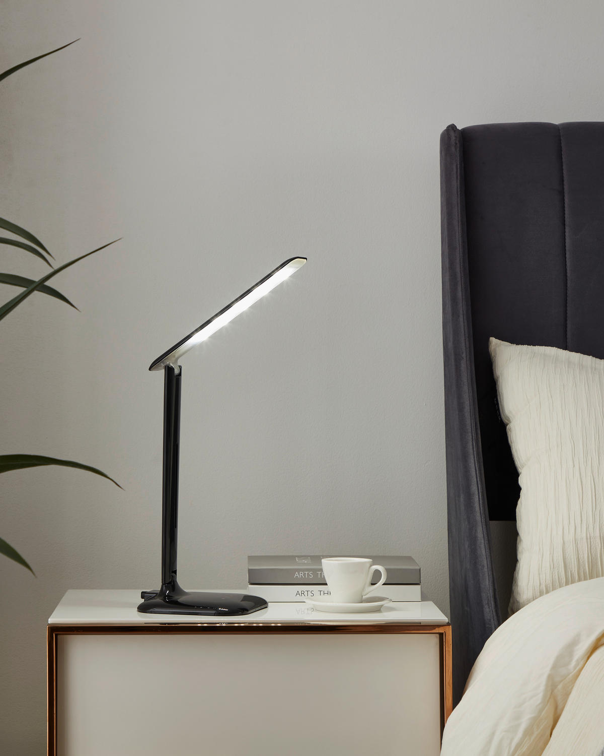 LED-BORDSLAMPA - svart, Design, metall/plast (26cm) - Eglo