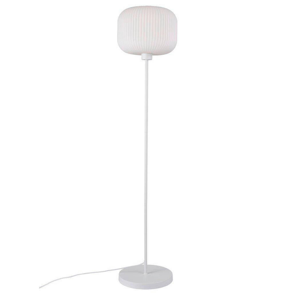 STEHLEUCHTE 30/140 cm    - Weiß, Design, Glas/Metall (30/140cm) - Nordlux
