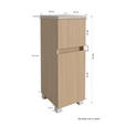 UNTERSCHRANK 30/80/35 cm   - Sandfarben/Eichefarben, KONVENTIONELL, Holzwerkstoff/Kunststoff (30/80/35cm) - Xora