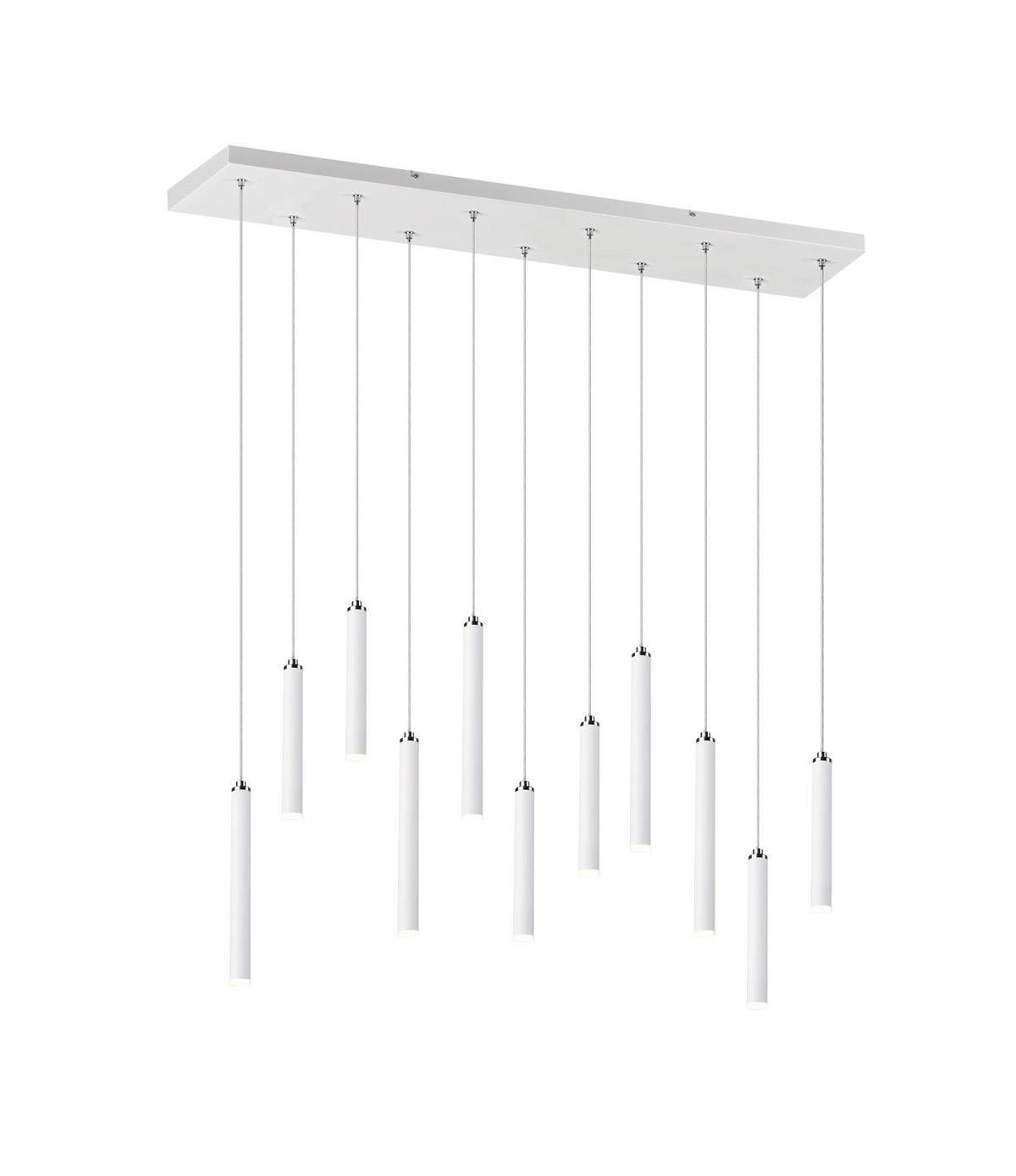 ZÁVESNÉ LED SVIETIDLO,  115/150/15 cm - biela, Trend, kov (115/150/15cm)