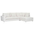 ECKSOFA Naturfarben Cord Zierkissen, Rückenkissen, Rücken echt  - Schwarz/Naturfarben, MODERN, Kunststoff/Textil (307/228cm) - Carryhome
