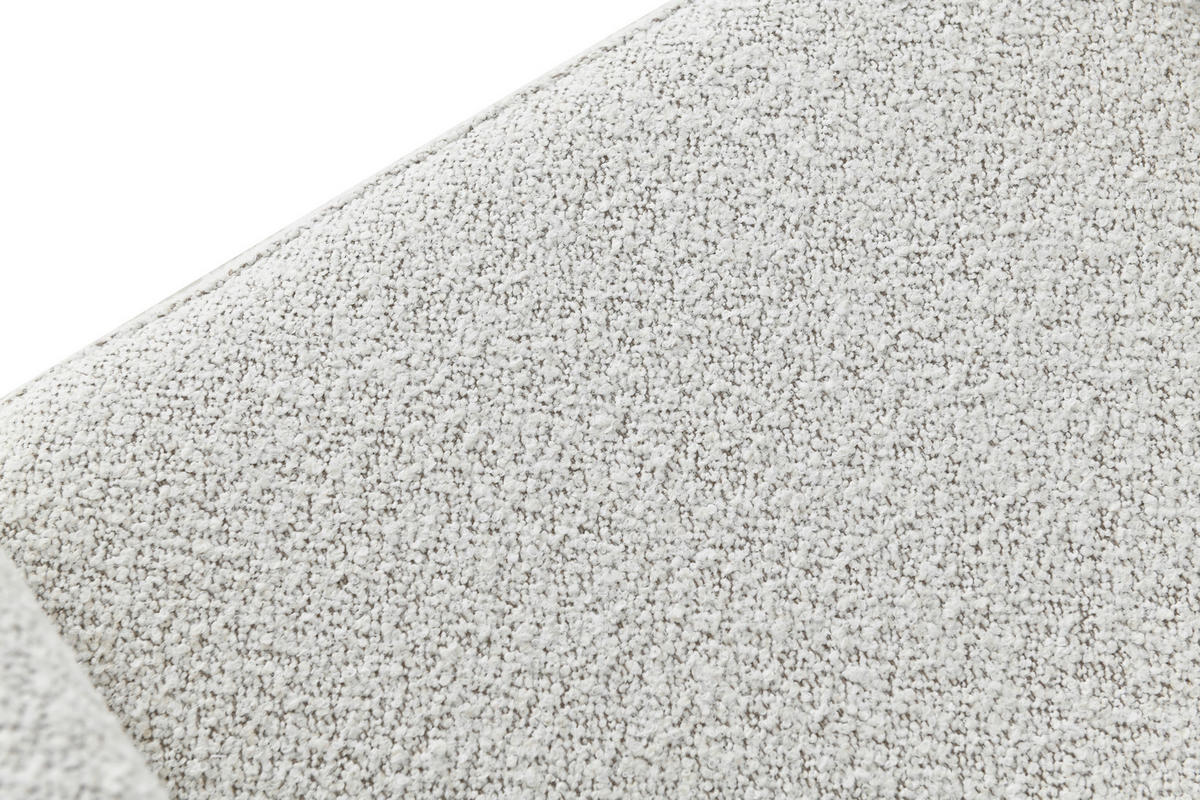 ARMLEHNSTUHL  in Eisen Bouclé  - Beige, Basics, Holz/Textil (60/81/61cm) - Livetastic