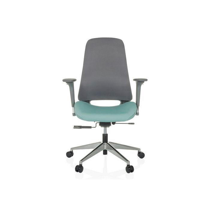 OTOČNÁ ŽIDLE, plochá tkanina, světle modrá - šedá/barvy stříbra, Moderní, kov/textil (64/110 - 119/56cm) - MID.YOU