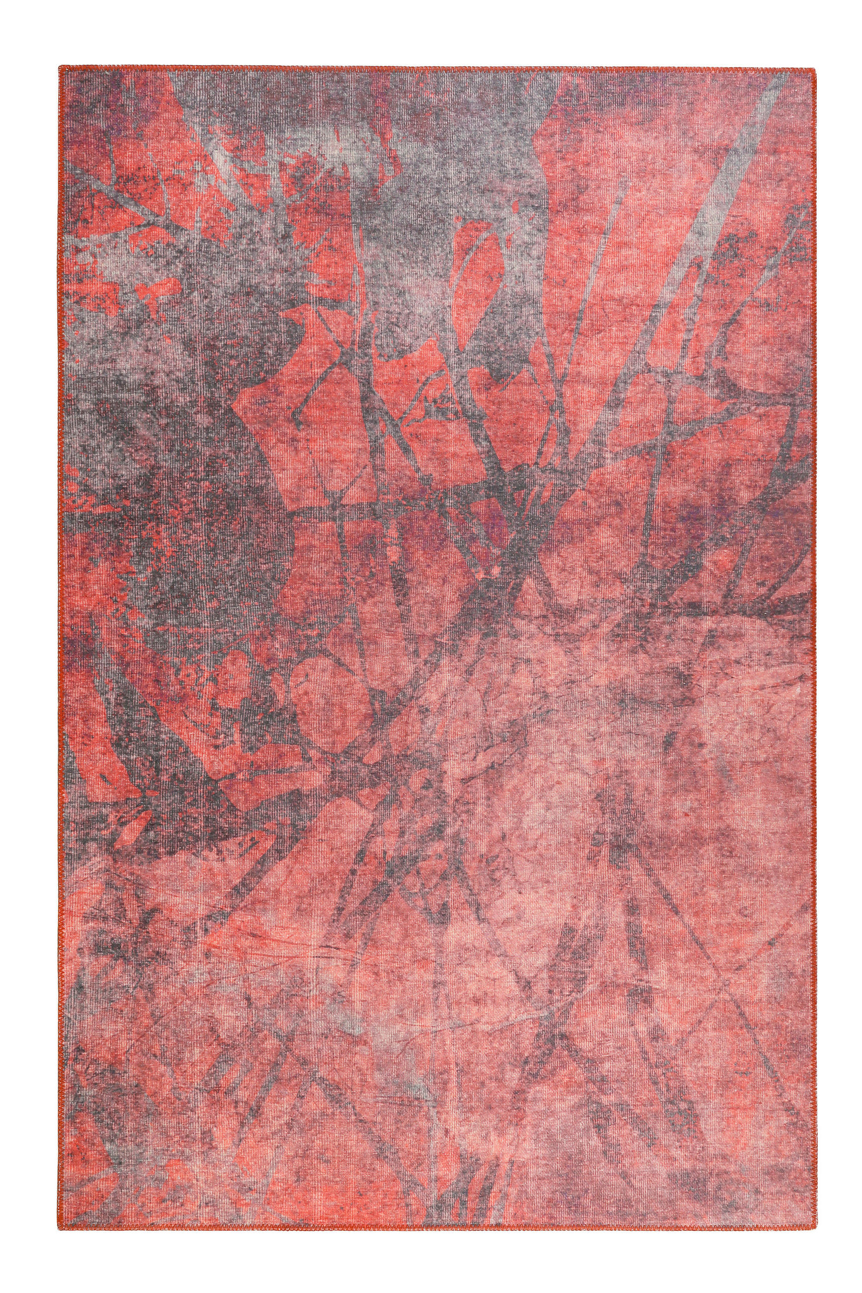 Webteppich Pepe Rot/Rotbraun 130x190 cm
