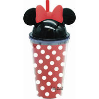 BECHER    - Klar/Rot, Basics, Kunststoff (12/10/23,5cm) - Disney