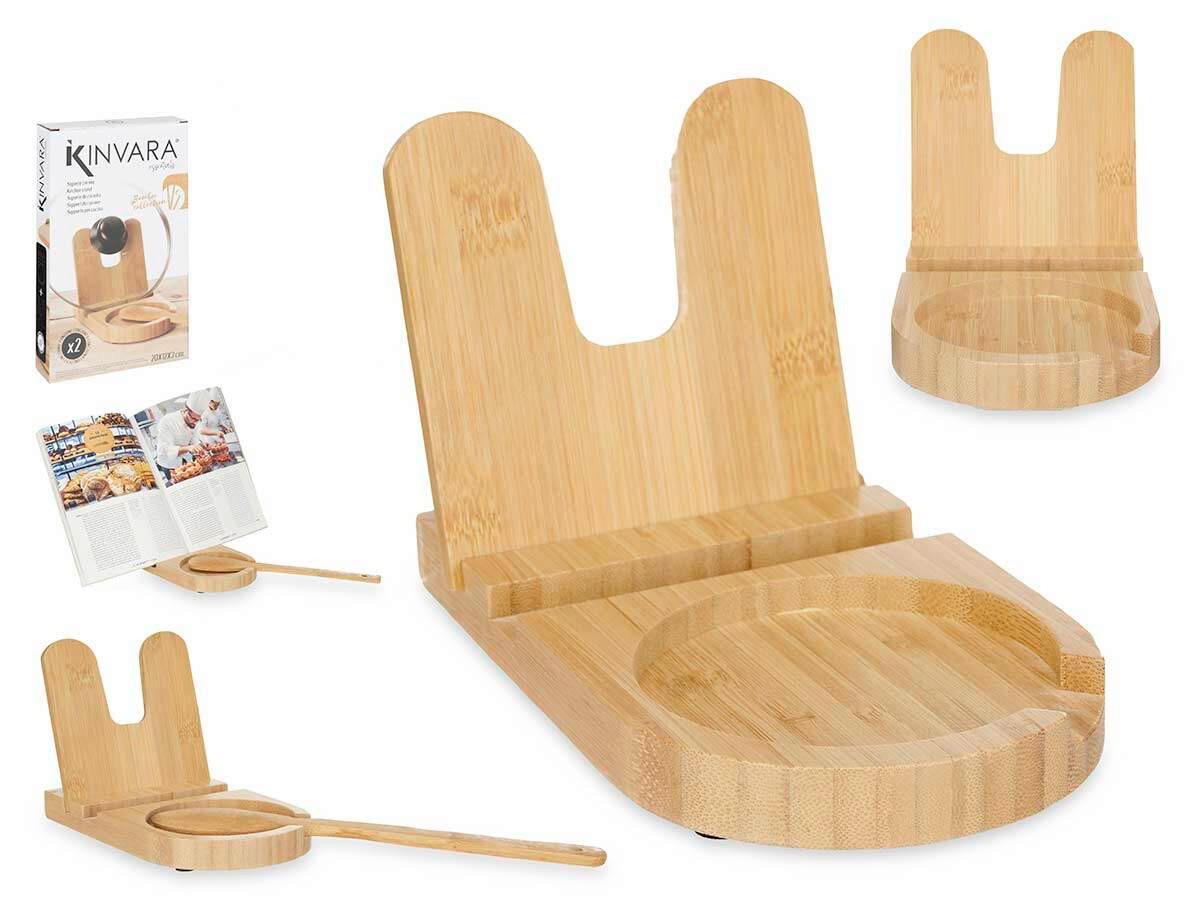 DRŽAČ KUHINJSKOG PRIBORA KINVARA  - boje jantara, Basics, drvo (20,5/12,7/3,5cm)