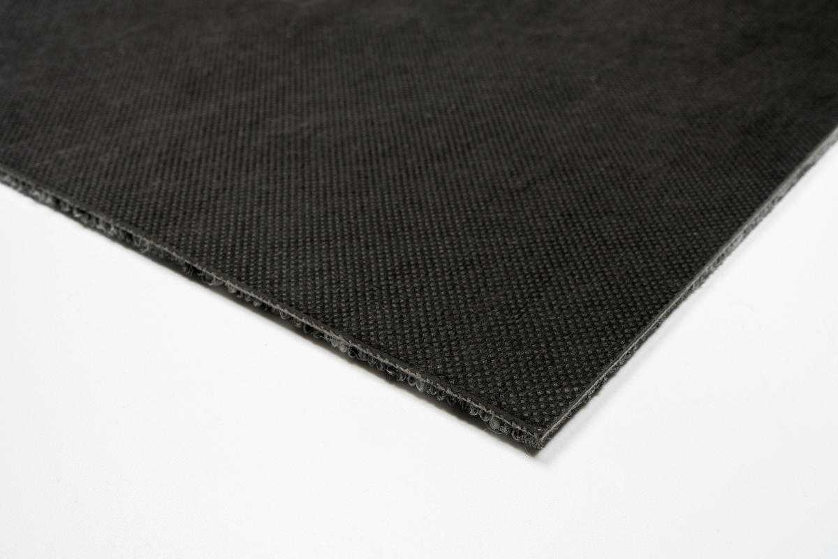 TEPPICHFLIESE Astra Stripe 575 50/50 cm  in Grau, Dunkelgrau  - Dunkelgrau/Grau, Basics, Textil (50/50cm)