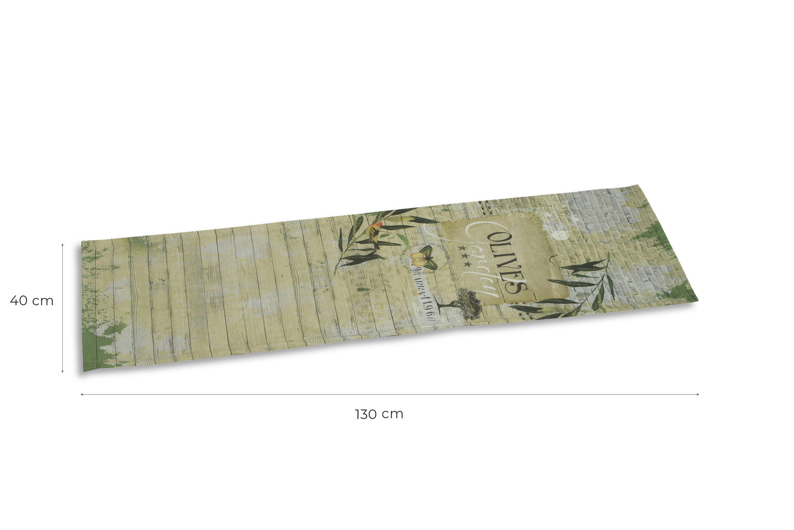 Thumbnail - Xxxl Tischläufer, Grün, Hellgrün, Textil, rechteckig, 40x130 cm, Oeko-Tex® Standard 100, Wohntextilien, Tischwäsche, Tis...