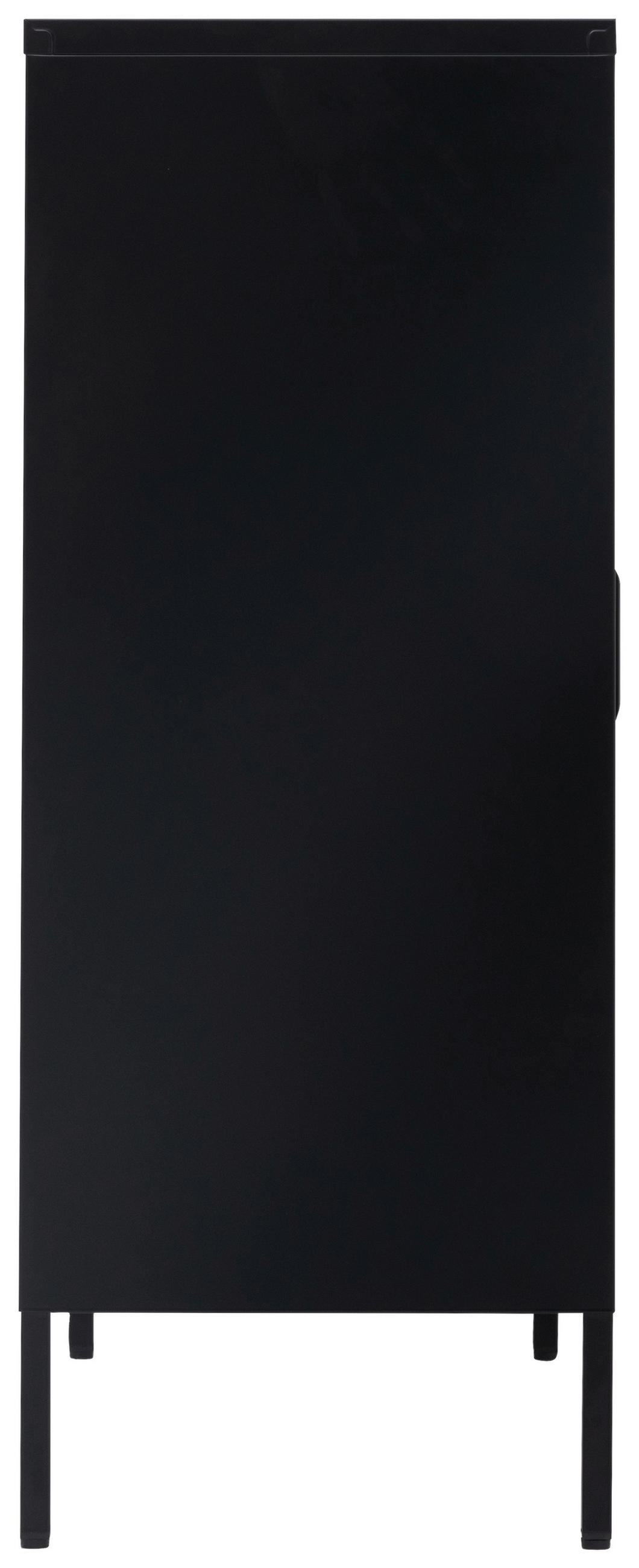 SCHUHSCHRANK Schwarz  - Schwarz, Design, Metall (80/101,5/40cm) - MID.YOU