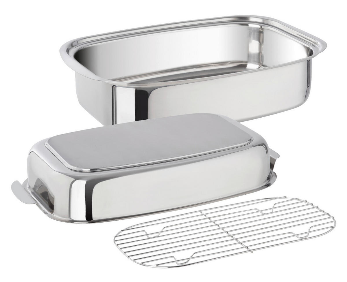 BRÄTER 36/24,5/15,5 cm - Silberfarben, Basics, Metall (36/24,5/15,5cm) - Kelomat