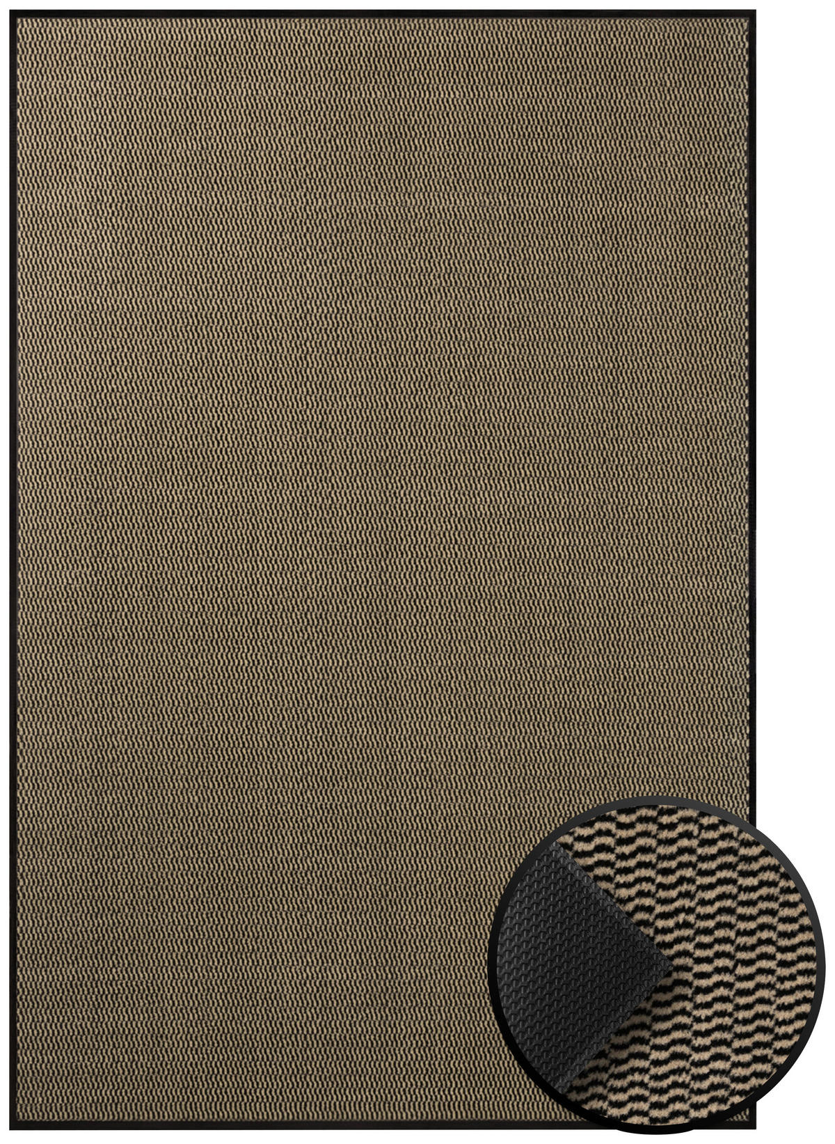 SCHMUTZFANGMATTE 80/120 cm  - Beige, Basics, Kunststoff/Textil (80/120cm) - Floordirekt