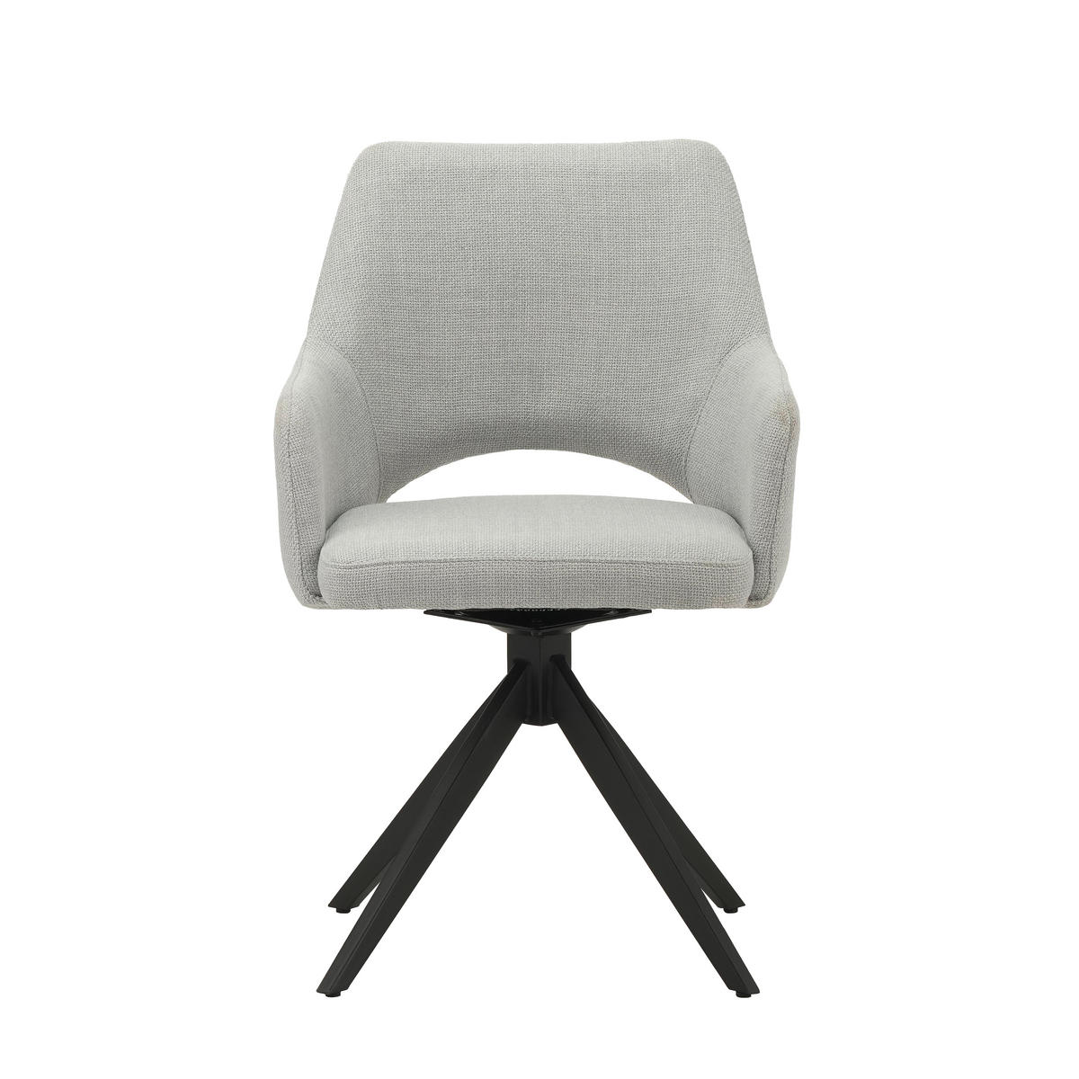ŽIDLE, šedá - šedá/černá, Moderní, kov/textil (54,5/85/61,5cm) - MID.YOU