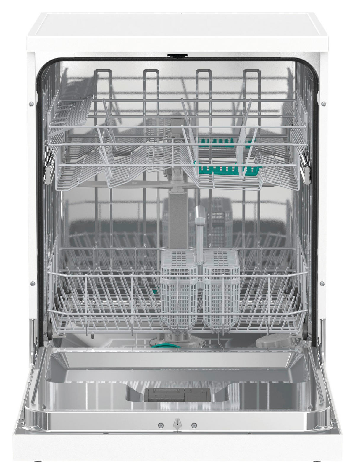GESCHIRRSPÜLER GS642E90W  - Weiß, Basics, Kunststoff/Metall (59,9/84,5/59,7cm) - Gorenje