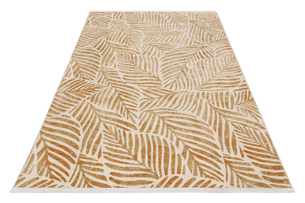 FLACHWEBETEPPICH 80/150 cm Esprit Goldfarben  - Goldfarben, Design, Textil (80/150cm) - Esprit