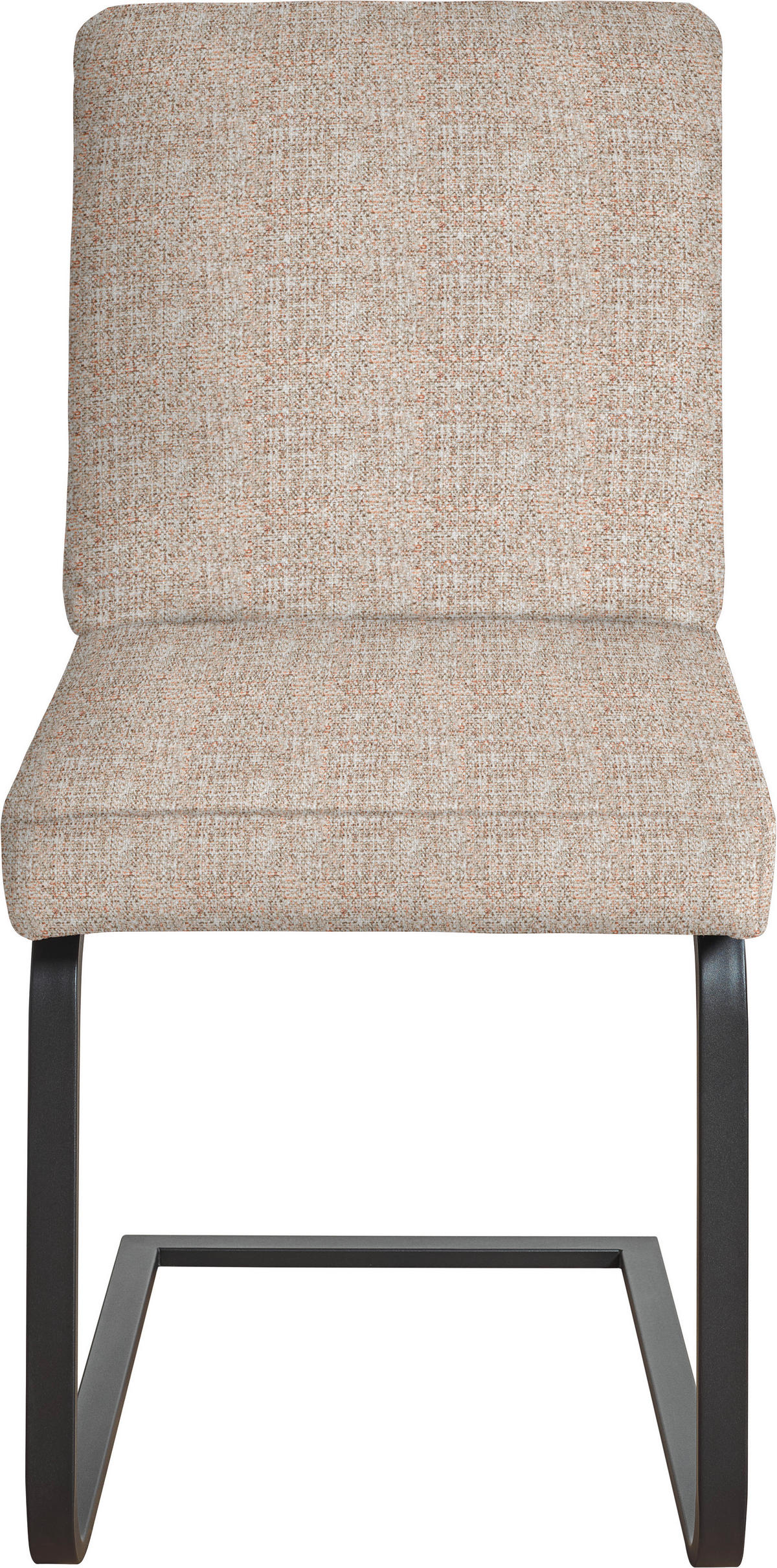 SCHWINGSTUHL  in Stahl Flachgewebe  - Schwarz/Orange, Design, Textil/Metall (60/92/60cm) - Dieter Knoll