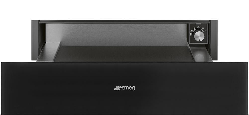 WÄRMESCHUBLADE CPR115B3  - Schwarz, Basics, Metall (59,7/13,5/53,8cm) - SMEG